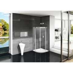 Душевое ограждение GooDDooR Galaxy R-TD-100-C-CH