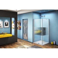 Душевое ограждение GooDDooR Fantasy CR-80-F-CH