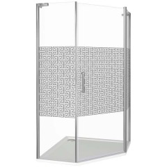 Душевое ограждение GooDDooR Fantasy PNT-100-F-CH