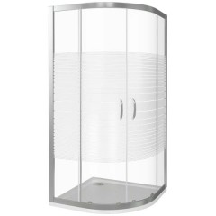 Душевое ограждение GooDDooR Infinity R-80-S-CH