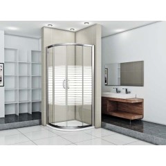 Душевое ограждение GooDDooR Infinity R-100-S-CH