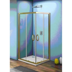 Душевое ограждение GooDDooR Jazze CR-100-C-BR