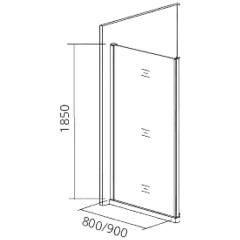 Стенка боковая GooDDooR Orion SP-90-C-CH