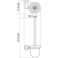 Держатель ёршика настенный WasserKRAFT Donau K-9427
