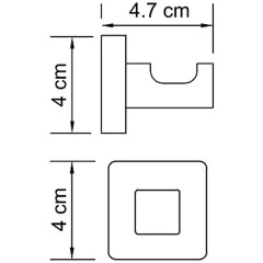 Крючок WasserKRAFT Lippe K-6523