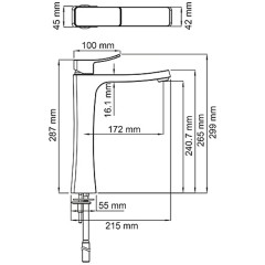 Смеситель для раковины WasserKRAFT Aller 1063H