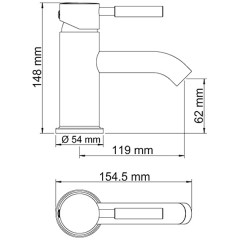 Смеситель для раковины WasserKRAFT Main 4105