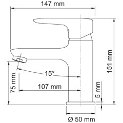 Смеситель для раковины WasserKRAFT Vils 5603