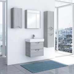 Зеркало-шкаф Акватон Сильва 60 дуб фьорд 1A216202SIW60