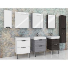 Зеркало-шкаф Акватон Сильва 60 дуб фьорд 1A216202SIW60