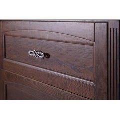 Тумба с раковиной ASB-Woodline Римини Nuovo 60 орех антикварный массив ясеня