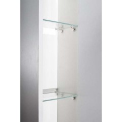 Зеркало-шкаф ASB-Mebel Альфа 65 L белый ясень