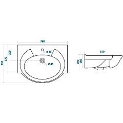 Комплект мебели ASB-Mebel Альфа 75 белый ясень