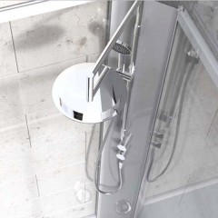 Душевая кабина IDO Showerama 10-5 Comfort пятиугольная 100x100 стекло прозрачное, профиль алюминий