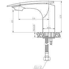 Смеситель для раковины WeltWasser Essen 601 WT