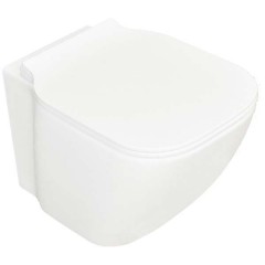 Унитаз подвесной BelBagno Aldina BB114CH+BB114SC безободковый