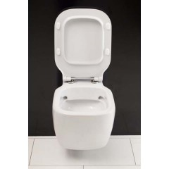 Унитаз подвесной BelBagno Aldina BB114CH+BB114SC безободковый