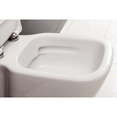 Унитаз подвесной BelBagno Aldina BB114CH+BB114SC безободковый