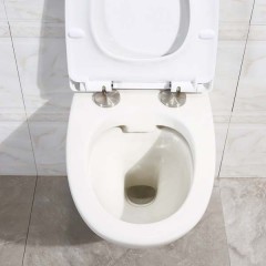 Унитаз подвесной BelBagno Alpha BB300CHR+BB2177SC безободковый