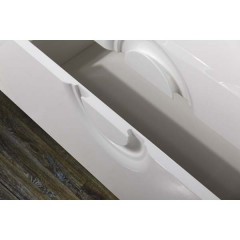 Тумба с раковиной BelBagno Onda 80 bianco lucido