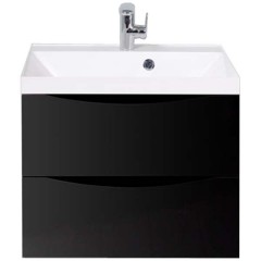 Тумба под раковину BelBagno Marino 60 nero lucido MARINO-600-2C-SO-NL-P