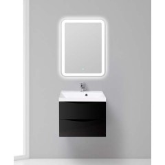 Тумба под раковину BelBagno Marino 60 nero lucido MARINO-600-2C-SO-NL-P