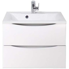Тумба под раковину BelBagno Marino 65 bianco lucido MARINO-650-2C-SO-BL-P