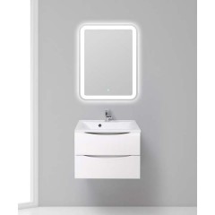 Тумба под раковину BelBagno Marino 65 bianco lucido MARINO-650-2C-SO-BL-P
