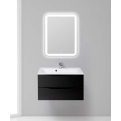 Тумба под раковину BelBagno Marino 80 nero lucido MARINO-800-2C-SO-NL-P