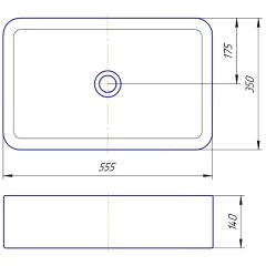 Тумба с раковиной ASB-Woodline Санди 80