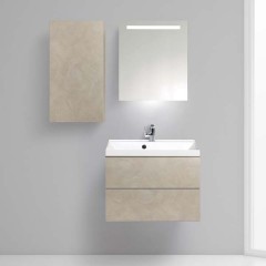 Шкаф подвесной BelBagno Regina 40 stucco veneziano REGINA-750-1A-SC-SV-BLUM-L