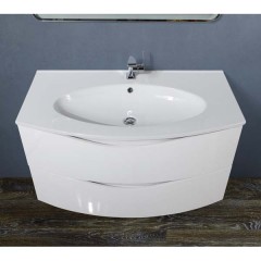 Тумба под раковину BelBagno Smile 90 bianco lucido BB900TVC/BL