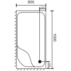 Поддон акриловый Royal Bath RB8100BP L