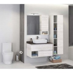 Комплект мебели Comforty Прага 90 дуб белый