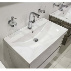 Тумба с раковиной Comforty Дублин 75 белый