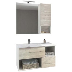 Комплект мебели Comforty Ганновер 90 дуб дымчатый