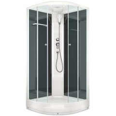 Душевая кабина Domani-Spa Delight 110 прозрачная/чёрная DS01D110LBCl00