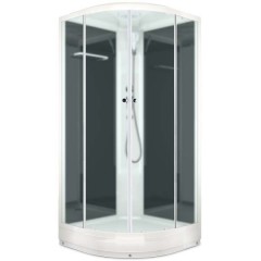 Душевая кабина Domani-Spa Delight 110 матовая/чёрная DS01D110LBM00