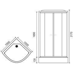 Душевая кабина Royal Bath RB100HK6-WT