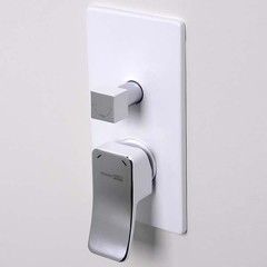 Смеситель для ванны встраиваемый WasserKRAFT Aller White 10641WHITE