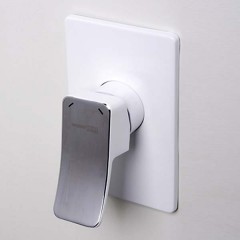 Смеситель для душа встраиваемый WasserKRAFT Aller White 10651WHITE