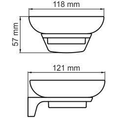 Мыльница WasserKRAFT Elbe K-7229