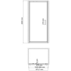 Душевая дверь WasserKRAFT Salm 27I12