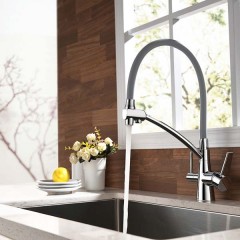 Смеситель для кухни Lemark Comfort LM3071C-Gray