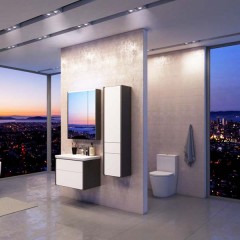 Комплект мебели Roca Ronda 80 антрацит
