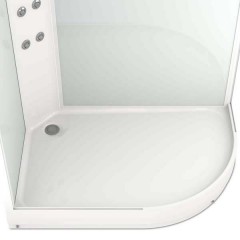 Душевая кабина Domani-Spa Delight 128 L прозрачная/чёрная DS01D128LLBCl00