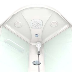 Душевая кабина Domani-Spa Delight 88 прозрачная/чёрная с электрикой и гидромассажем DS01D88LBCl10