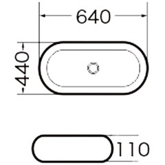 Раковина накладная Grossman GR-3011