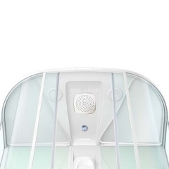 Душевая кабина Domani-Spa Neat high тонированная/белая с электрикой и гидромассажем DS01N158HWT10