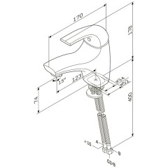 Смеситель для раковины Am.Pm Sense F7502132